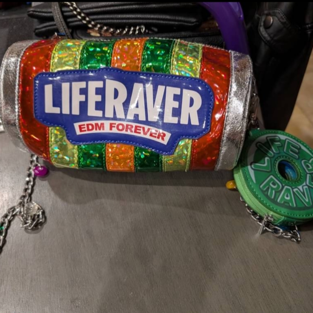 Colorful LifeSaver Themed Bag